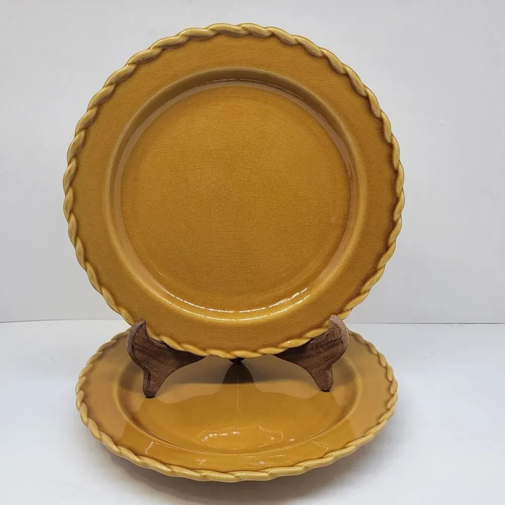 Pottery Barn Outlet Set Of 2 Burnt Orange 10 3/4